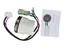 Трим-указатель Tohatsu 3VS-72523-0, ∅ 52 мм, черный циферблат, нерж. ободок