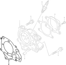 Прокладка головки блока цилиндра Suzuki