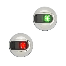 Огни ходовые комплект (красный, зеленый) LED, нерж. сталь