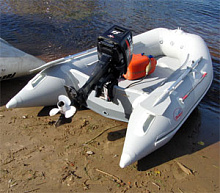 Надувная лодка Баджер Fishing Line 270 с надувным полом AirDeck