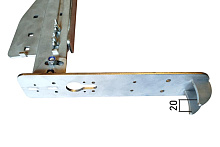 Универсальная струбцина для датчика эхолота Garmin GT 56 (нержавеющая сталь, крепление на транец)