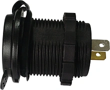 Разъем USB 2.4А + Type-C 2.4А (синяя подсветка)