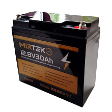 Аккумуляторная батарея Mirtek LiFePO4, 12.8 V, 30 Ah