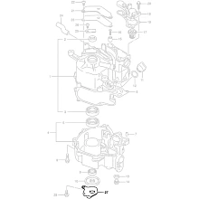 Пластина нижнего сальника Suzuki
