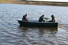 Лодка стеклопластиковая Спринт Б+ (увеличенный борт)