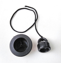 Клапан сливной для лодки ПВХ, с пробкой и шнурком