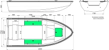 Лодка алюминиевая ВиндБот 4.0 Evo