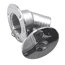 Горловина заливная для бензина, угловая, 50 мм.