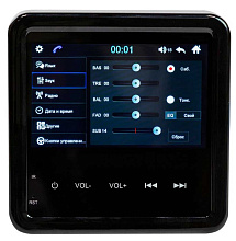 Магнитола Marine Rocket MRH-350, 4 дюйма, Bluetooth, USB, IPX5