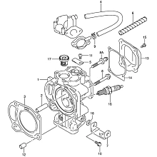 Головка блока цилиндра Suzuki DF5