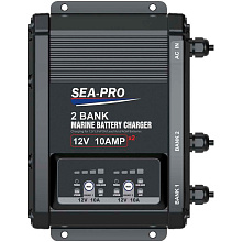 Зарядное устройство SEA-PRO ТЕ4-0325F, 2х12В 10А (для любого типа АКБ)