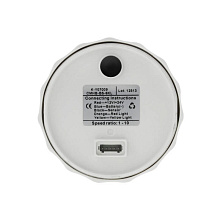 Тахометр 0-6000 об/мин со сч. моточасов делитель 1-10, нерж. ободок, д. 85 мм, черн.