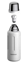 Термос Flask-1000 Sand Grey с узким горлом, 1 л