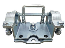 Усиленный поворотный хомут опорного колеса Ø48 мм 