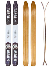 Лыжи охотничьи Тайга деревянные 185х15 см с креплением Вятка (Маяк)