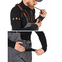 Полукомбинезон мембранный Норфин Верити Про Gray -10°С