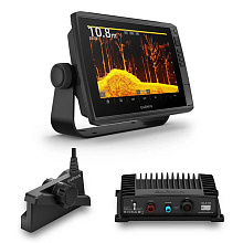 Комплект картплоттер Gаrmin ЕCНOМАР Ultrа 2 102/106sv и Pаnoptix LiveScopе Plus c блoкoм GLS 10 и дaтчиком LVS34