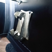 Колпак на кронштейн для транцевых колес, 145х80х50 мм. (пара)