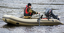 Надувная лодка Баджер Fishing Line 330 с жестким полом (фанера 9)