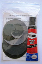 Надувная лодка ПВХ Бриз 190 весла, зеленый