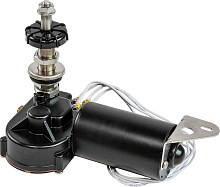 Электропривод стеклоочистителя Marine Rocket 12В, усиленный, двухскоростной, с авто-возвратом, ось 2" 