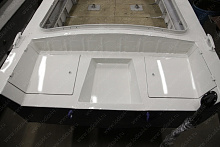 Комплект усиления транца с люками на лодку "Прогресс-2", нога S