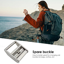 Пряжка ремня 38 мм. (нерж.)