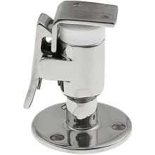 Ограничитель двери с фиксатором 60х48 мм., нерж.