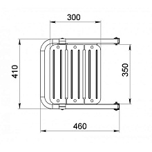 Платформа кормовая с трапом 4 ступени