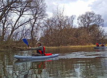 Надувная байдарка Ермак 260 цвет оранж