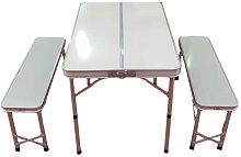 Стол складной туристический MirСamping CH007/AT008 + 2 скамейки набор