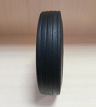 Запасное колесо 200х50 мм. WINTERHOFF, 200 кг. (цельнорезиновое)