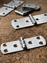 Петля карточная АРТ 814908, 85х30х1.5 мм, нержавеющая сталь