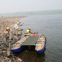 Надувной катамаран Валдай 6