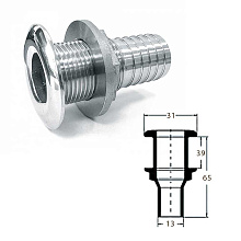 Стакан дренажный 13 мм нержавеющая сталь