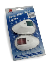 Огни ходовые комплект (красный, зеленый), бел. корпус