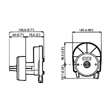 Рулевой редуктор T 67 (М58, Ultraflex)
