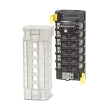 Блок на 6 предохранителей с крышкой, 5050B