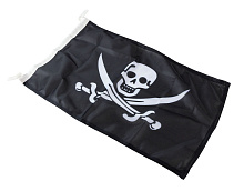 Флаг пиратский Веселый Роджер 40х60 см.