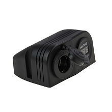 Разъем прикуривателя и вольтметр для крепл. на приборн. панель