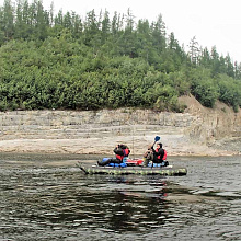 Надувной экспедиционный катамаран Таймыр 500