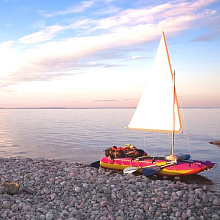 Парус латинский 4.2 кв.м. с рейками