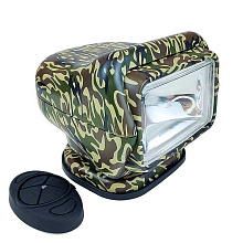 Фара-искатель галогеновая с Д/У, 65 Вт, 1400 лм, 12 В, цвет корпуса камуфляж