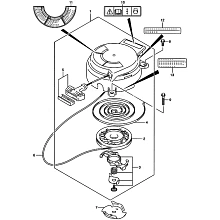 Барабанный (ручной) стартер Suzuki