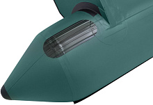 Надувная лодка ПВХ Роджер Стандарт 3000 с привальным брусом, зеленый