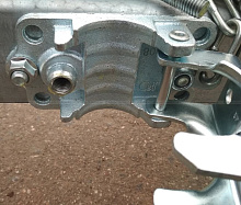 Хомут опорного колеса d=48 мм. AL-KO (откидная рукоятка)