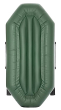 Надувная лодка ПВХ Бриз А280 надувное дно зеленый