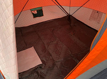 Палатка (баня)  КУБ 2.4х2.4х2.0, 3-х слойная для зимней рыбалки, Мир Кемпинг