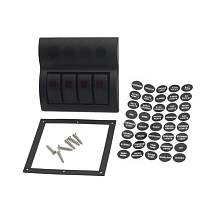 Панель борт. питания, 4 переключателя с автоматами (AES1214324)