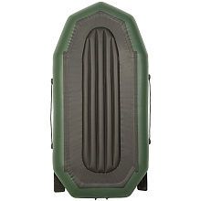 Надувная лодка ПВХ Лоцман Профи 300 ВНД, зеленый